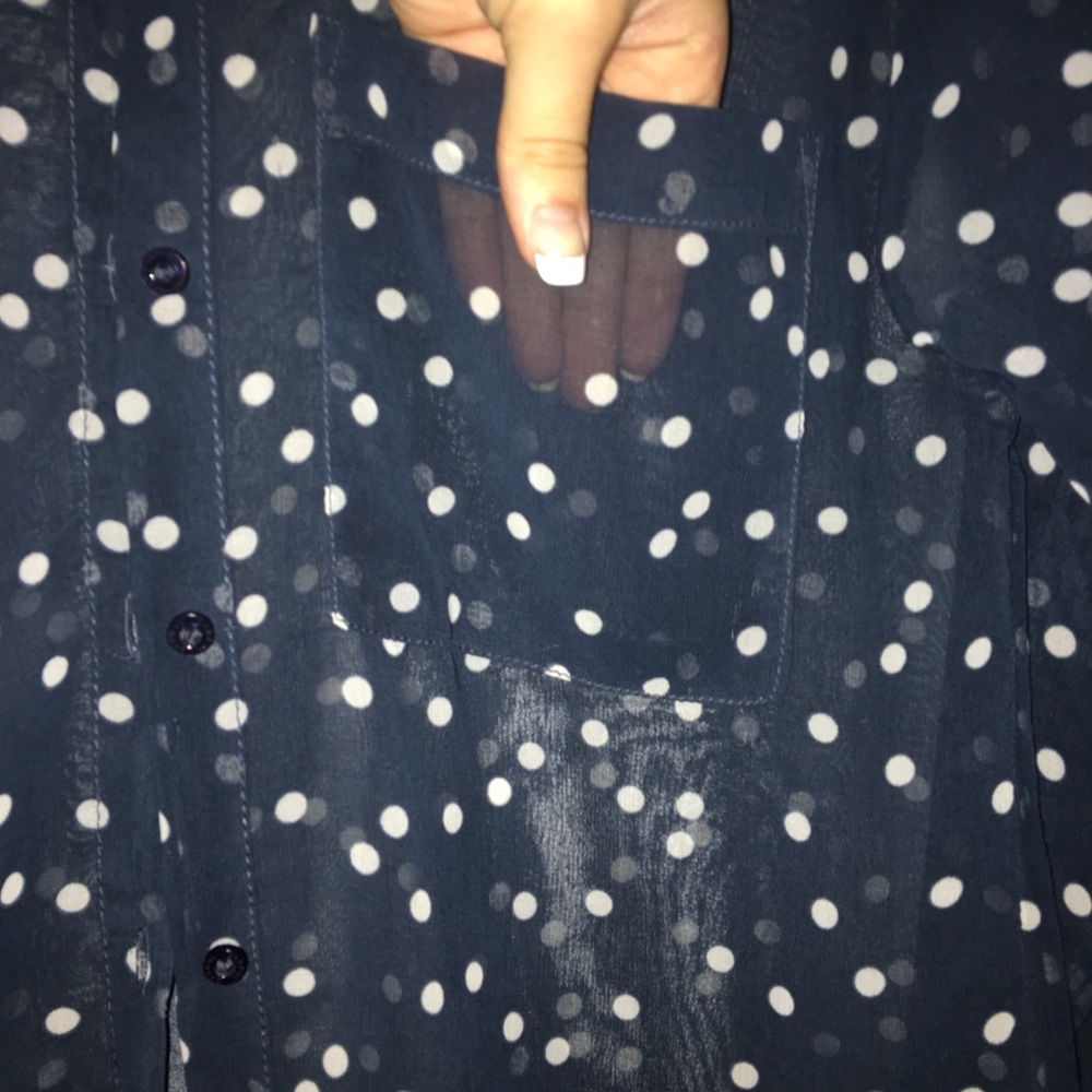 Garage Sheer Blouse button down